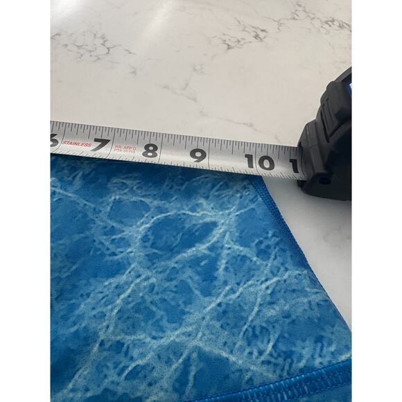 CARBON38 Blue Marble Activewear Set | Sports Bra + High Waist Leggings | XS - Picture 10 of 12